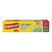 5 Adet Koroplast Çift Kilitli Dondurucu Torbası Orta 12'li Diğer