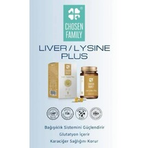 Chosen Family Liver Lysine Plus 30 Kapsül Kedi & Köpek İçin Karaciğer Detoksu, Yüksek Enzim & L-lysine Kalkanı