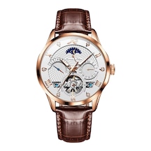 Kronen&söhne Ks4009 Luxury Gold Tourbillon Mekanik Otomatik Erkek Kol Saati
