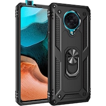 Xiaomi Poco F2 Pro Yüzüklü Standli Vega Kilif Ekran Koruyucu 510330571