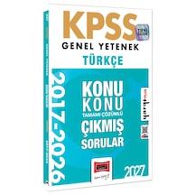 Yargı Yayınları 2027 Kpss Genel Yetenek Türkçe Konu Konu Tamamı Çözümlü 10 Yıl Çıkmış Sorular