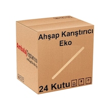 Ahşap Karıştırıcı (eko) - (24 Paket)