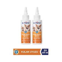 Veturel Kedi Kulak Temizleme Solüsyonu Kir Kaşıntı Koku  Bakım 2 x 100 ML