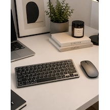 Zenvia Sessiz Kullanım Sunan Bluetooth Klavye Mouse Seti Çoklu Cihaz Uyumlu Znv2026