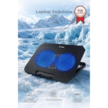 Laptop Soğutucu Çift Fanlı Ayarlanabilir Dizüstü Bilgisayar Soğutma Fanı Cf02