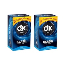 Okey Prezervatif Klasik 2 x 20'li