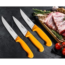 Lazbisa Mutfak Bıçak Seti Et Sebze Meyve Ekmek Bıçak Şef 3lü
