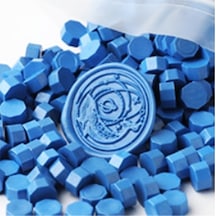 Mühür Mumu 100 Davetiye Için 300 Boncuk Model: 49 Kobalt Mavisi