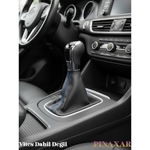 Skoda Yeti Siyah Deri Prime Tasarım Mavi Spor Dikiş Vites Körüğü