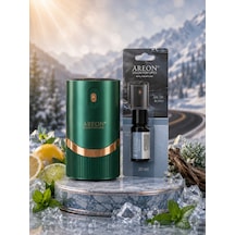 Areon Aromatik Difüzör Yeşil Lux Metal + Arctic Road
