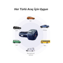 Cr01 Araç Şarj Adaptörü Dual Port Pd Araç Şarjı Yeni Nesil Pd + Standart Usb Ledli A Kalite Araç Şarj Başlık Fast Siyah