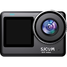 SJCAM SJ11 Active Dual Screen 20MP 5GHz Wi-Fi 4K UHD H.265 Su Geçirmez Kasa 154° 1300mAh Aksiyon Kamerası Siyah