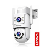 Lenovo X6t Smart 4k Wifi Akıllı Güvenlik Kamerası Gece Görüşlü Kablosuz Ip 2 Kamera 3+3mp