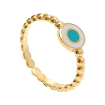 Emılıano Jewellery 925 Ayar Gümüş Mineli Yüzük Gümüş - Rose Gold