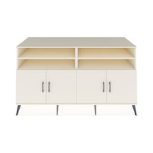 Kronos Konsol 6 Raflı 4 Kapaklı 176x59x99 Aytaşı-aytaşı/çam Aytaşı-aytaşı/çam