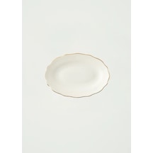 Victoria Porselen Sunum Tabağı Gold 20 Cm Gold 1