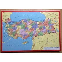 Türkiye Siyasi Haritası Puzzle.Yapboz