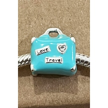 Fubena Love & Travel Seyahat Çantası Charm Gümüş