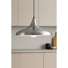 Aura Metal Tekli Krom Sarkıt Avize Retro Rustik Salon Avize