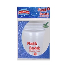 180 Cc Plastik Bardak Çok Renkli