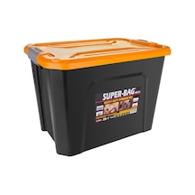 Süper Bag Asr-4046 Superbag Saklama Kutusu Renkli Kapak 60 Lt Asr-4046 Çok Renkli