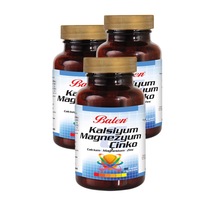 3 Kutu Balen Kalsiyum Magnezyum Çinko Kapsül 709mg x 90 Kapsül