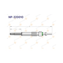 Nextpart Kızdırma Bujısı Clio Kangoo Megane Logan Sandero Duster 1.5 Dcı Np-220010