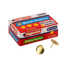 Bigpoint Raptiye Metal Sarı Pirinç X 10 Kutu
