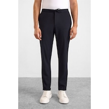 Süvari Lacivert Slim Düz Jogger Pantolon Pn2020500758-m09