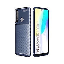 Huawei Y6p Kılıf Negro Karbon Tasarım Silikon Kılıf 001