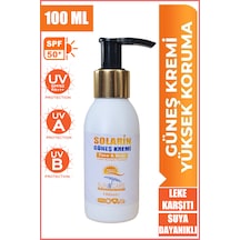 100ml Güneş Kremi - Spf 50+ Tüm Cilt Tiplerine Uygun Yüksek Korum 100ml Güneş Kremi - Spf 50+ Tüm Cilt Tiplerine Uygun Yüksek Korum