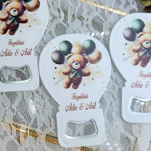 Ayıcık Figülür Bebek Açacak Magnet Dolap Süsü 30 Adet