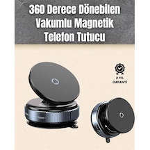 Çok Yönlü Döner Başlıklı Vakumlu Araç Telefon Standı Sert Yollarda Stabil Kullanım