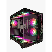 Gameforce Bree 9 x 120 MM Fanlı ARGB Eatx Oyuncu Bilgisayar Kasası