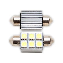 Sofit Ampul 6 Led Beyaz 12V 34Mm Can Bus 2 Adet