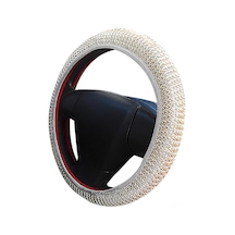 Reedark Yazın Serin Tutan Nefes Alabilir Kaymaz Direksiyon Kılıfı - Bej Renk Diğer