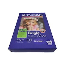 Mitsubishi 5X7 13X18 260 G Parlak Inkjet Kağıt