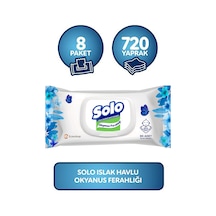 Solo Islak Havlu Okyanus Ferahlığı 8'li Set 720 Yaprak