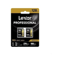 Lexar Professional Gold Sdxc 1800x 128 Gb Uhs-ıı V60-2pack