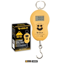 Assur Asr8062 Dijital El Terazisi 4 Ayrı Birim Hassas 50 Kg Kantar Terazi Sarı