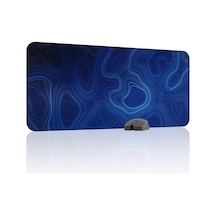 Topography Kaymaz Dikişli Kauçuk Oyuncu Mousepad V1 - 90x40 Xxl Gaming Mouse Pad Fare Altlığı