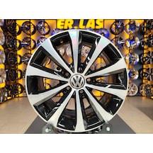 4 Adet  Volkswagen 7 16 5 112 Et45 57.1 Black Mack Jant Revize Edilmiş Takım