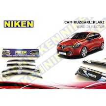 Renault Clio 4 Hb 2013 - 2018 Niken Kromlu Cam Rüzgarlığı 4Lü
