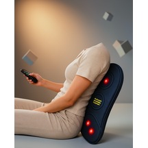 Isıtmalı Titreşimli Bel Masaj Minderi Ergonomik Tasarım Diğer