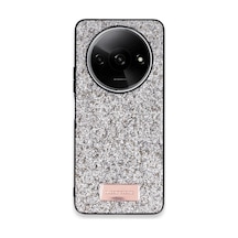 Onegif Xiaomi Redmi A3 4g Bright Simli Kapak - Gümüş 0.2M-Çok Renkli