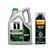 Mobil 1 Esp 0W-30 Tam Sentetik Motor Yağı 4 L + Lastik Tamir Kiti 400 ML