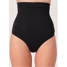 Siyah Kadın Dikişsiz Slip Korse Çok Renkli