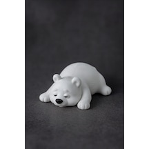 Üzgün Ayı Torpido Süsü - Tatlı Yatan Ayı Araba Dikiz Aynası Süsü - Araç İçi Aksesuar Süsü