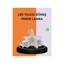 3x3 Metre Yıldız Peri Led Perde Işık Romantik Dekorasyon Belirtilmemiş Belirtilmemiş