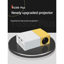 YG300 Plus 1280x720 80 ANSI Lümen Mini Projeksiyon Cihazı